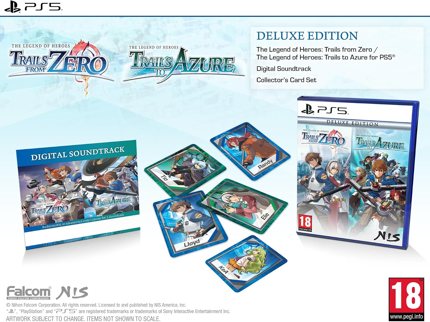 The Legend of Heroes: Trails from Zero / The Legend of Heroes: Trails to Azure - Deluxe Edition - PS5