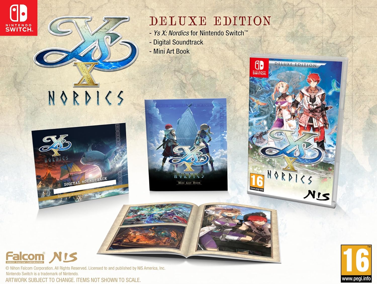 Ys X: Nordics Deluxe Edition - Nintendo Switch