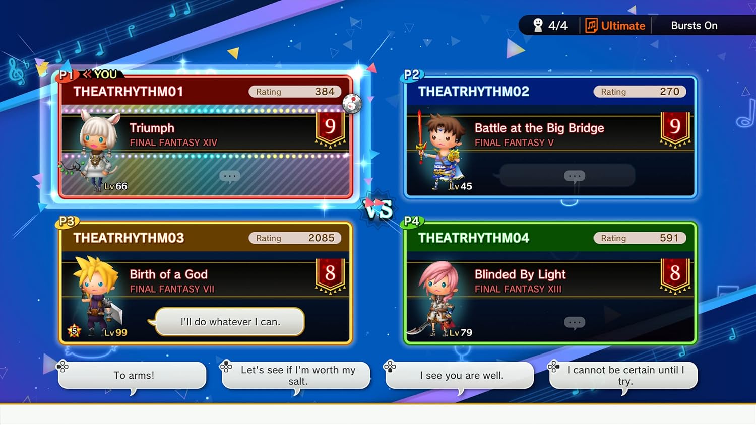 Theatrhythm Final Bar Line - PS4