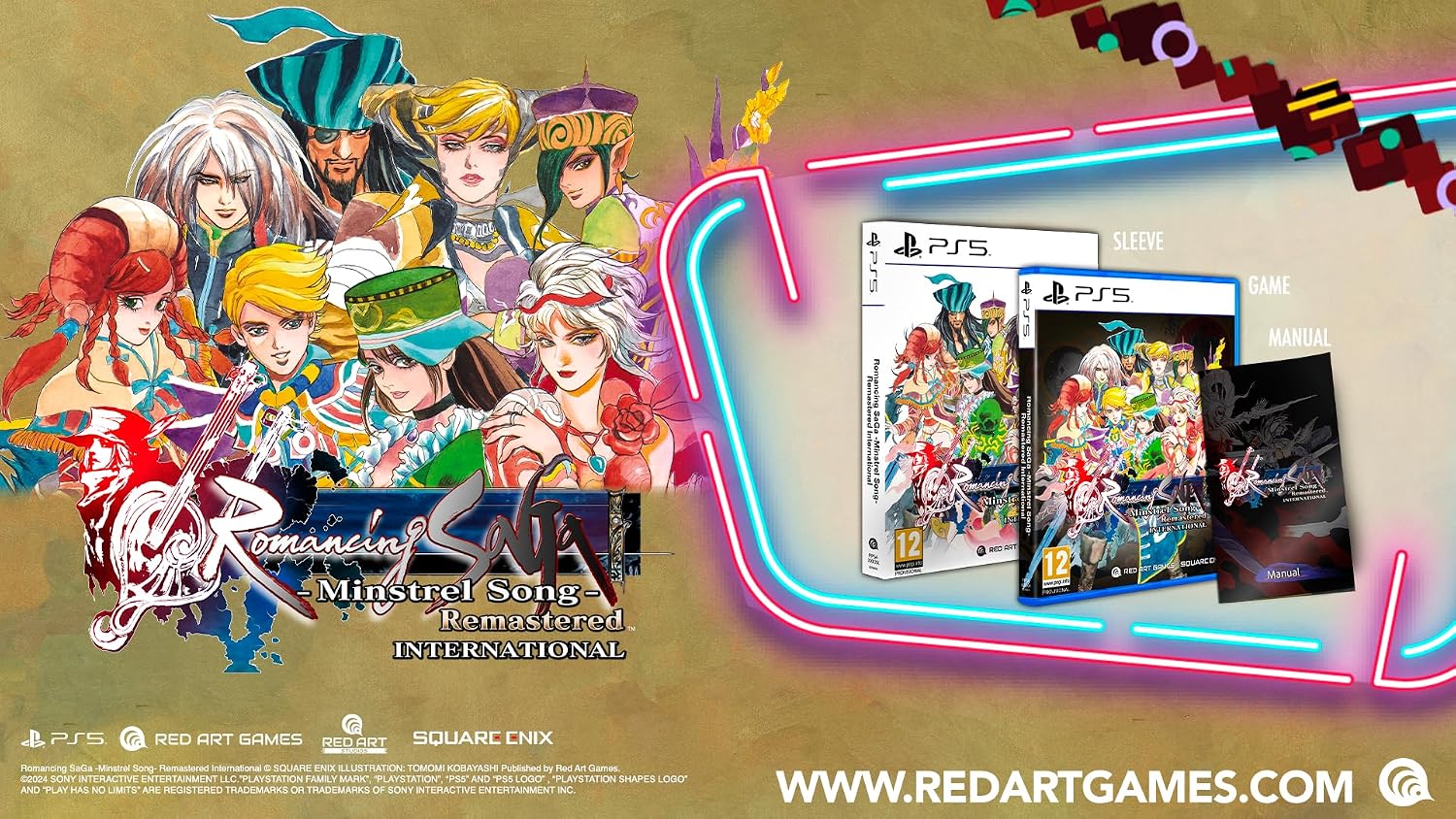 Romancing SaGa: Minstrel Song Remastered International - PS5