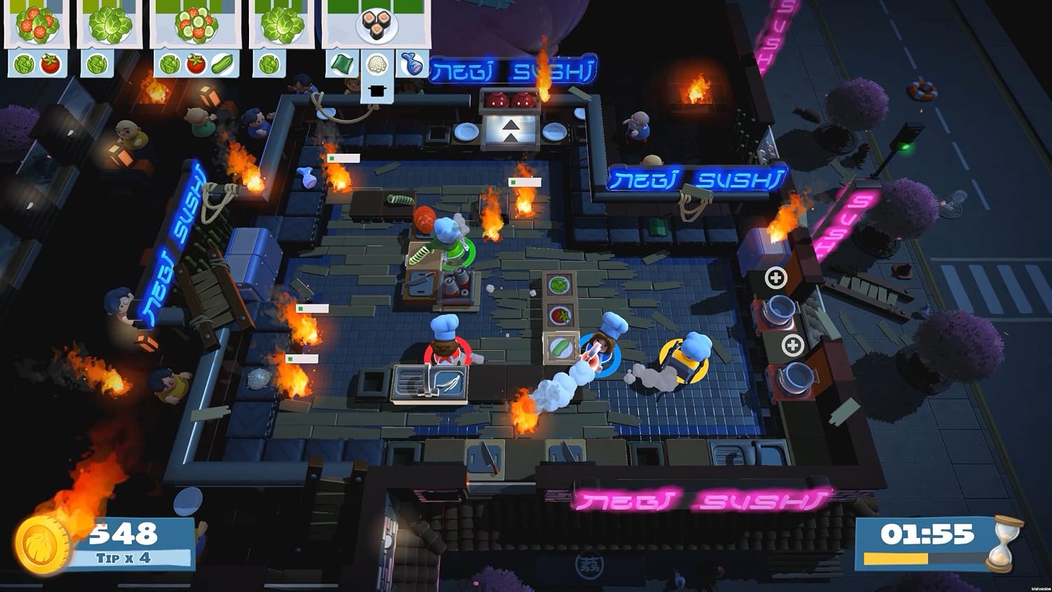 Overcooked! & Overcooked! 2 (Double Pack) - Nintendo Switch
