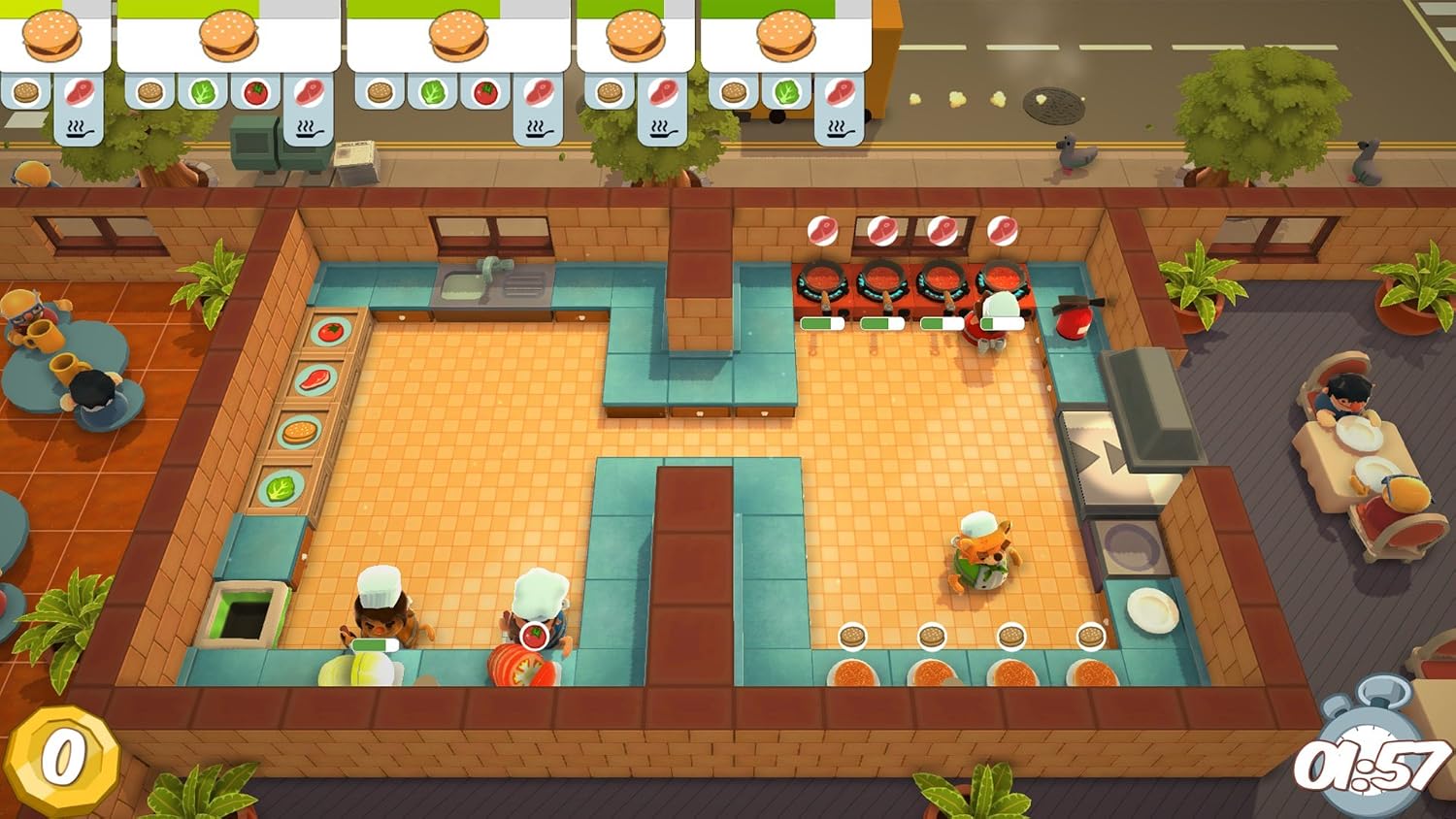 Overcooked! & Overcooked! 2 (Double Pack) - Nintendo Switch