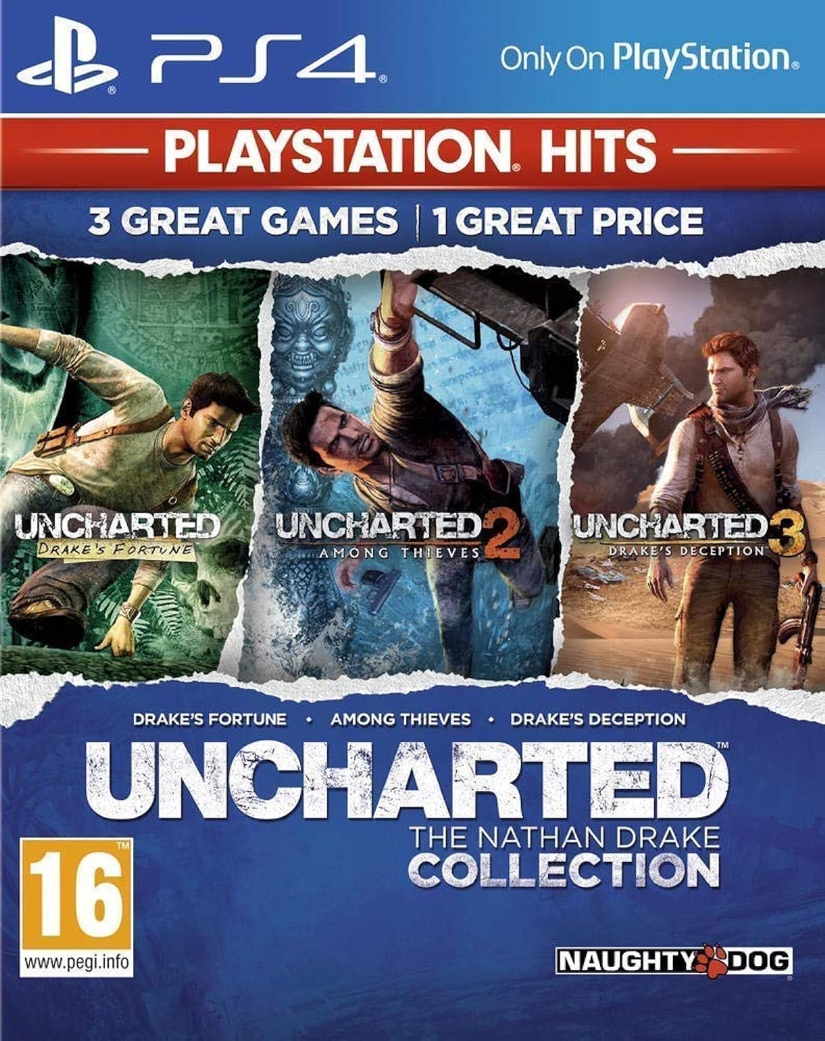 Uncharted: The Nathan Drake Collection (Playstation Hits) - PS4