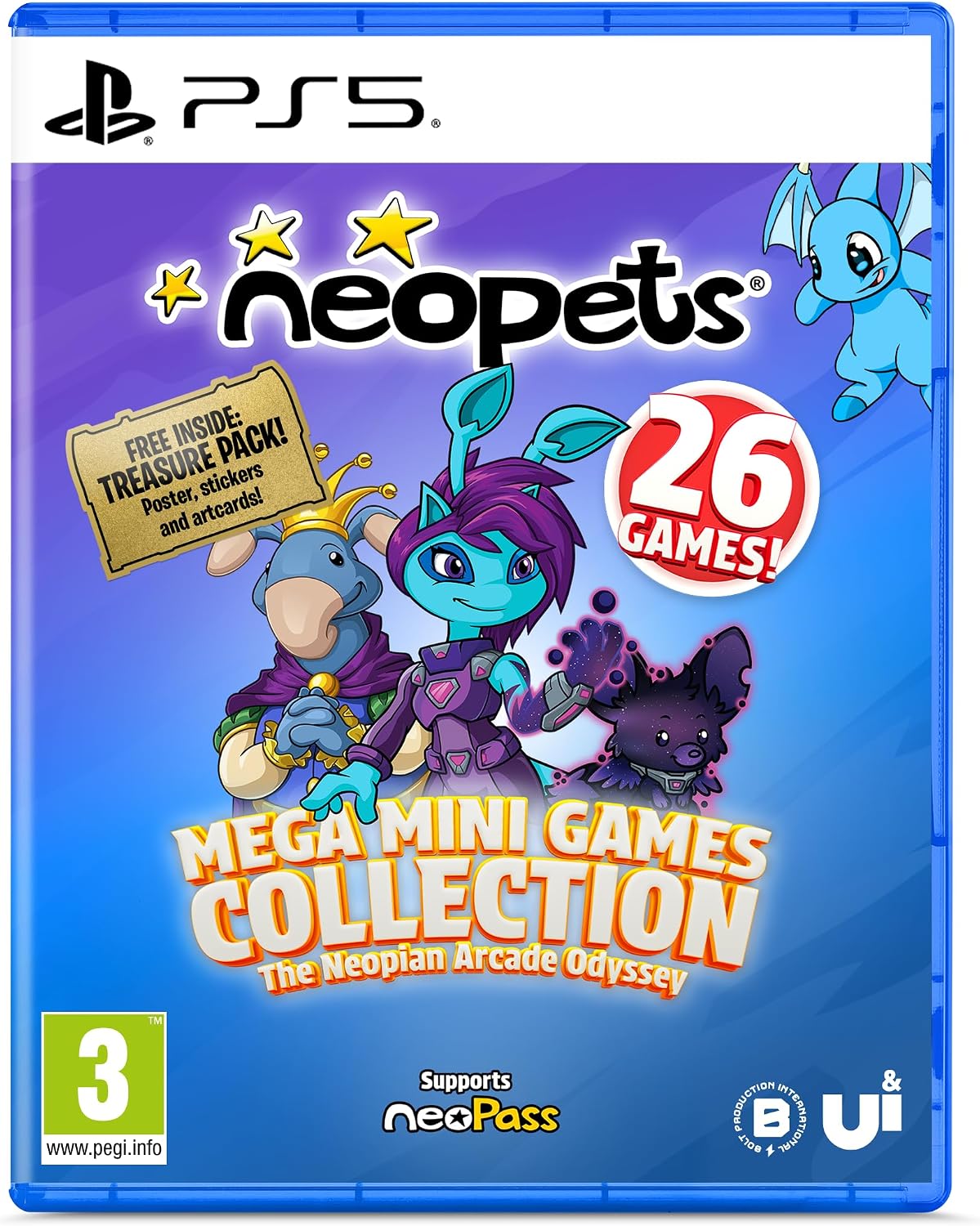Neopets: Mega Mini Games Collection - The Neopian Arcade Odyssey - Day One Edition - PS5