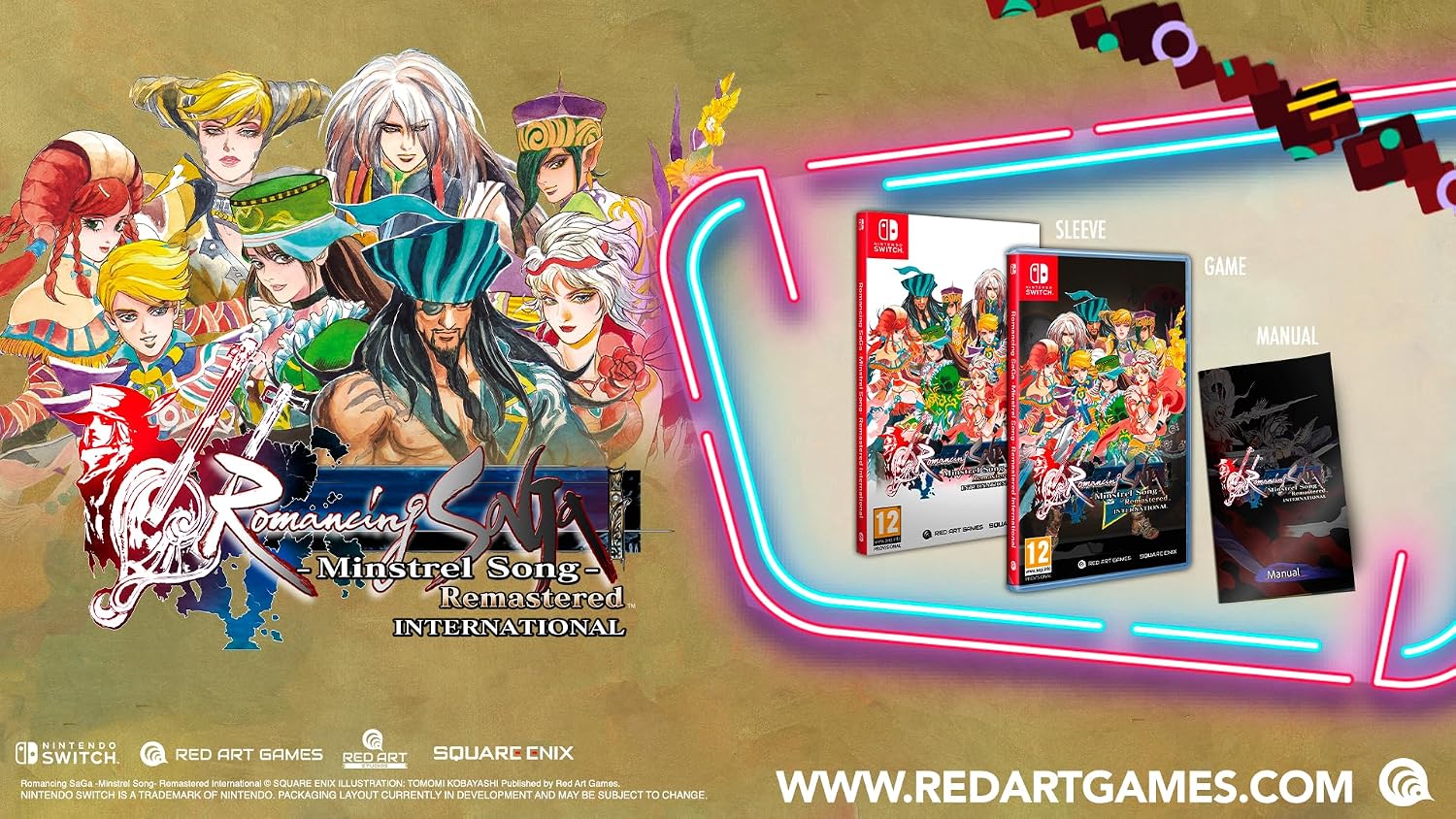 Romancing SaGa: Minstrel Song Remastered International - Nintendo Switch