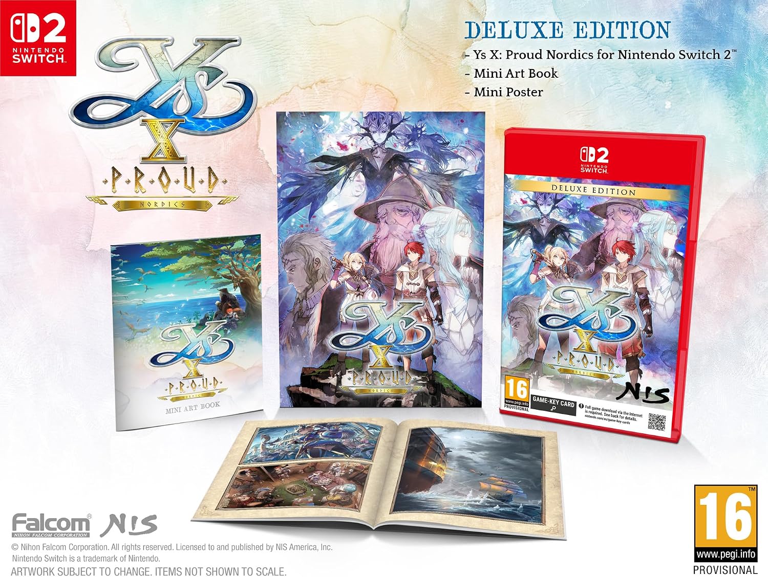 Ys X: Proud Nordics - Deluxe Edition (GKC) - Nintendo Switch 2