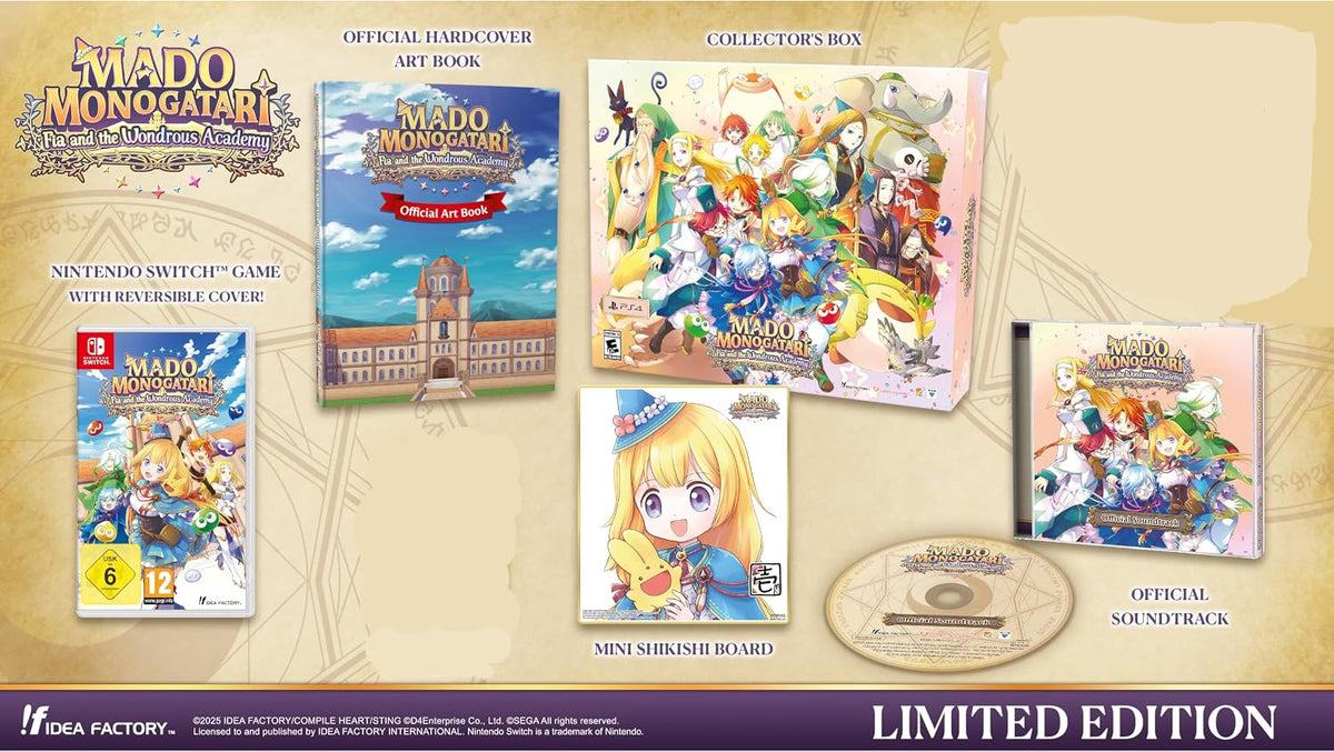 MADO MONOGATARI: Fia and the Wondrous Academy Limited Edition - Nintendo Switch