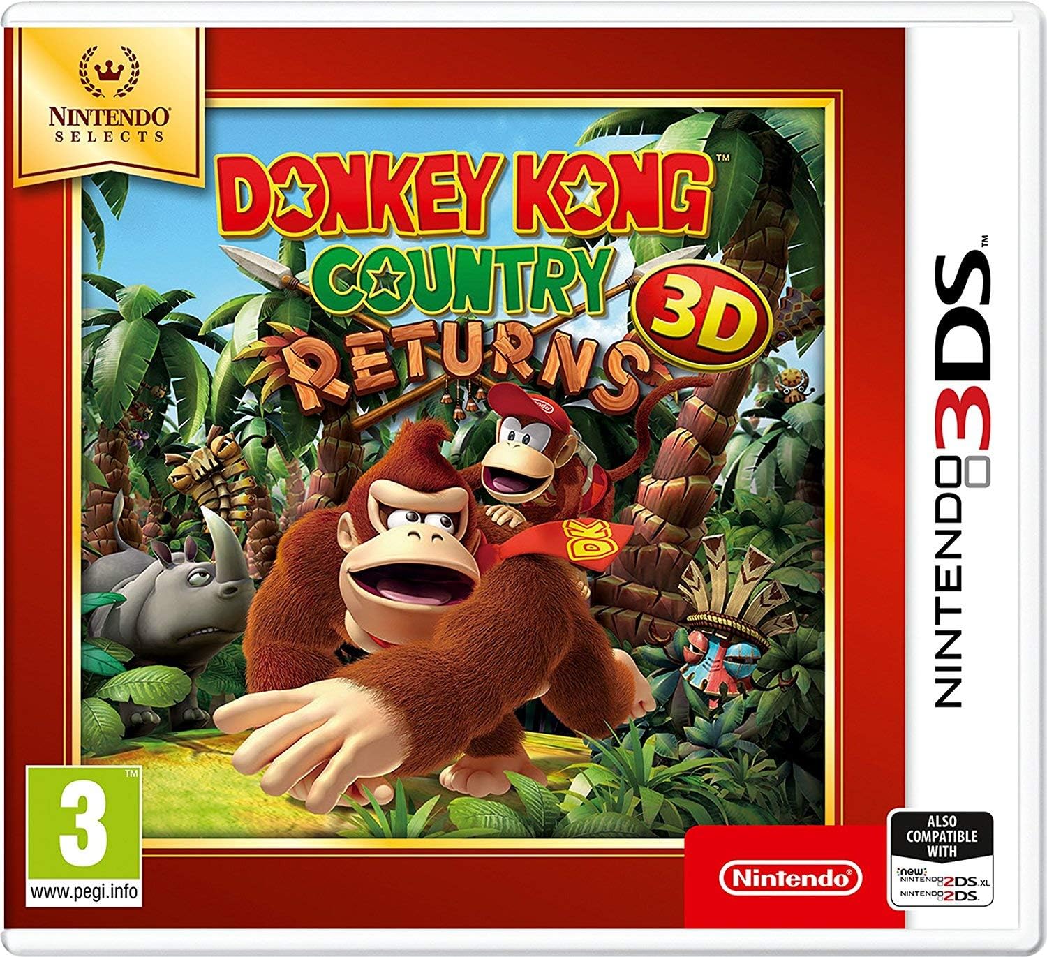 Donkey Kong Country Returns 3D - Nintendo 3DS