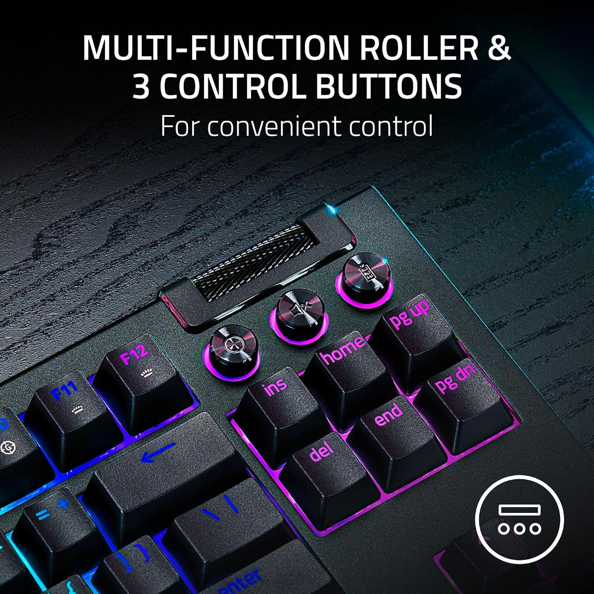 Razer BlackWidow V4 Tenkeyless (TKL) HyperSpeed - Hot-Swappable Wireless Mechanical Gaming Keyboard (Orange Tactile Switch)