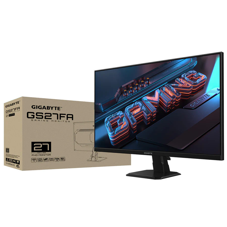 GIGABYTE GS27F A Gaming Monitor 27" FHD 180Hz IPS 1920X1080 2XHDMI
