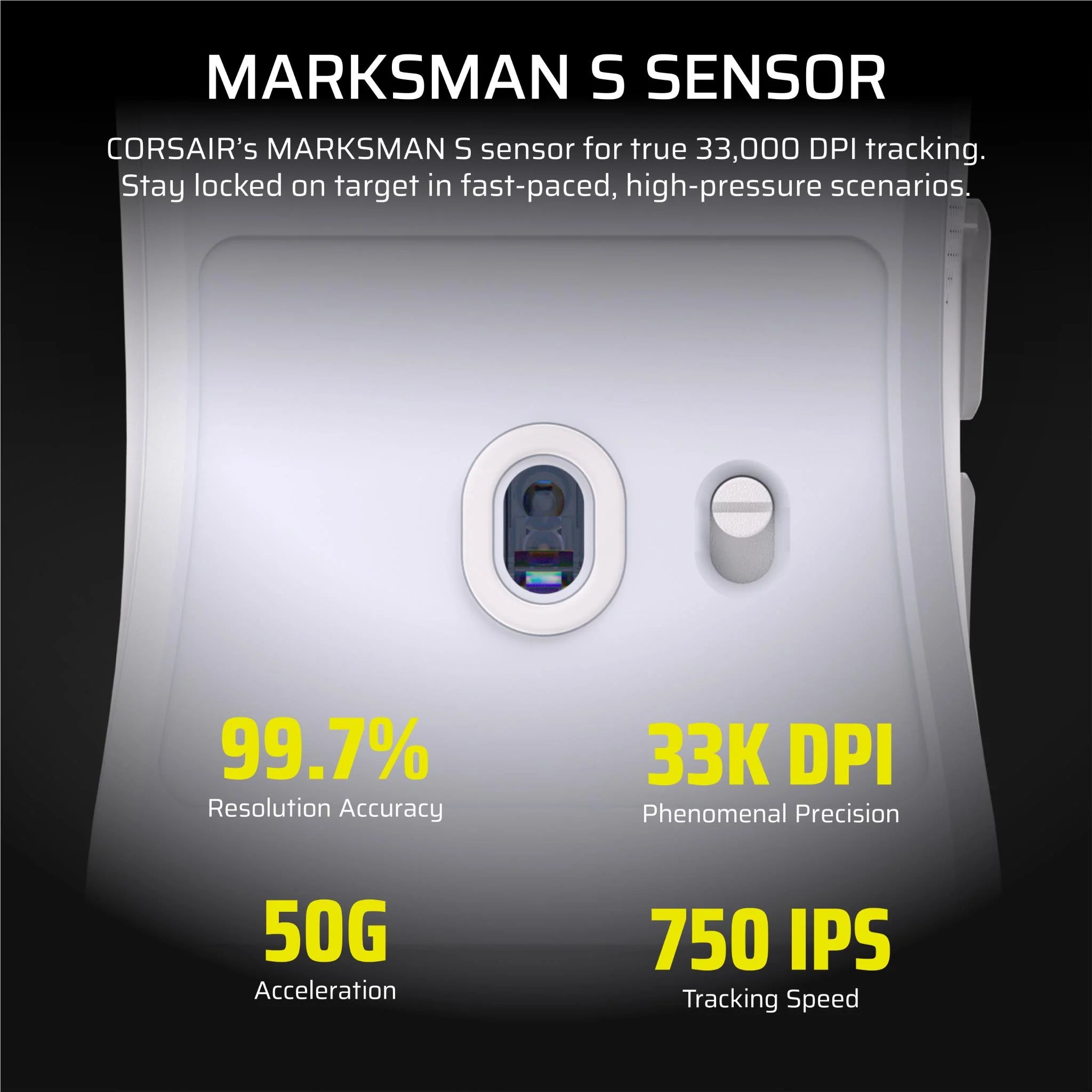 CORSAIR Sabre V2 Pro Ultralight Wireless Mouse - Black
