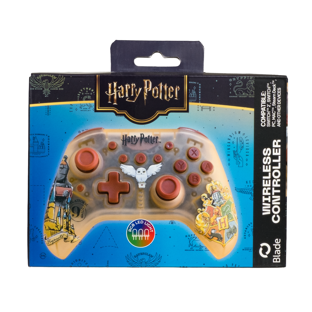 Blade Wireless Gamepad for Nintendo Switch and Switch 2 - Harry Potter (Hogwarts)