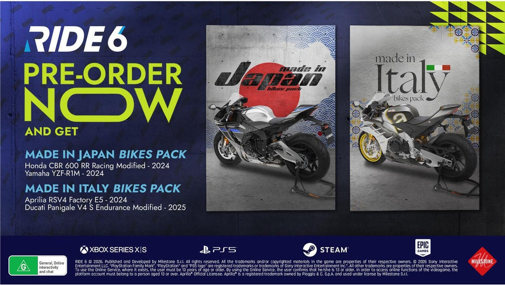 Ride 6: Day One Edition - PS5