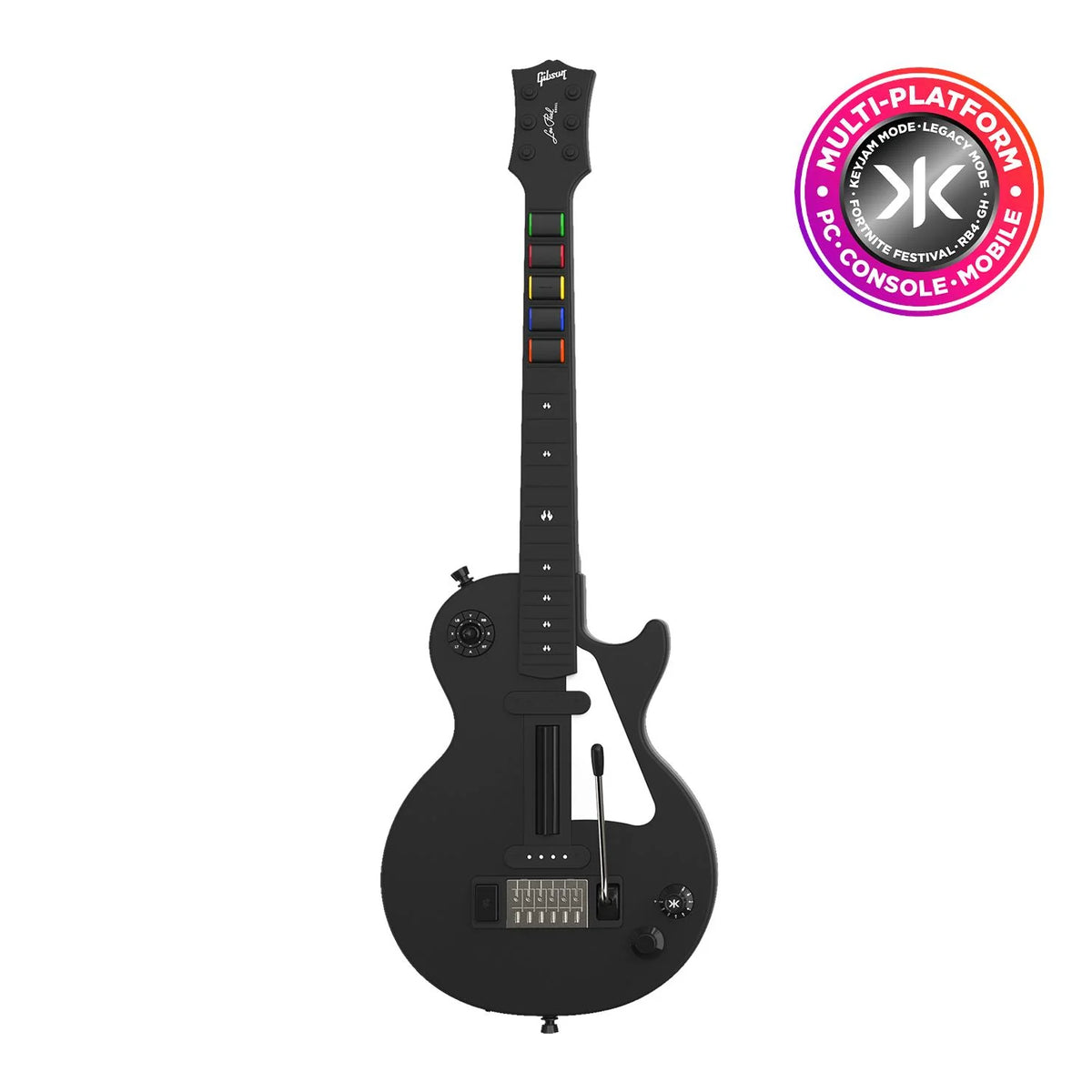 CRKD Gibson Les Paul Guitar Controller: Black Encore Edition - Multi-platform