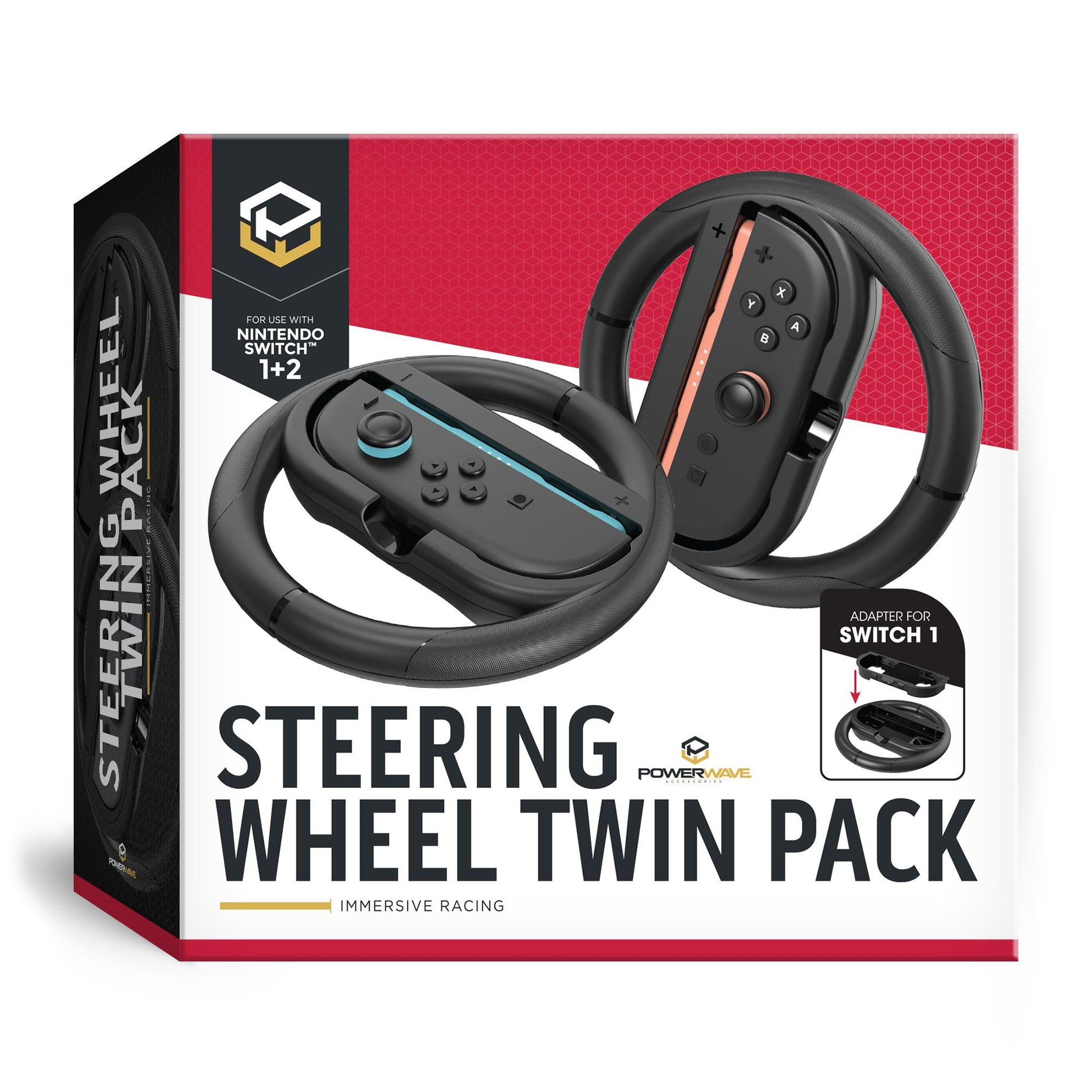 Powerwave Steering Wheel Twin Pack for Nintendo Switch 1 & Switch 2