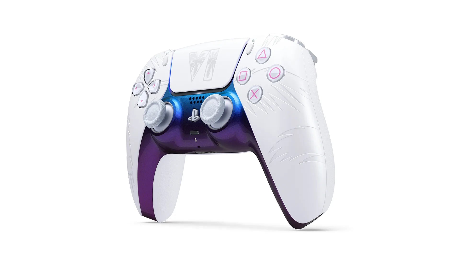 PS5 PlayStation 5 DualSense Wireless Controller: Grand Theft Auto VI - White Limited Edition