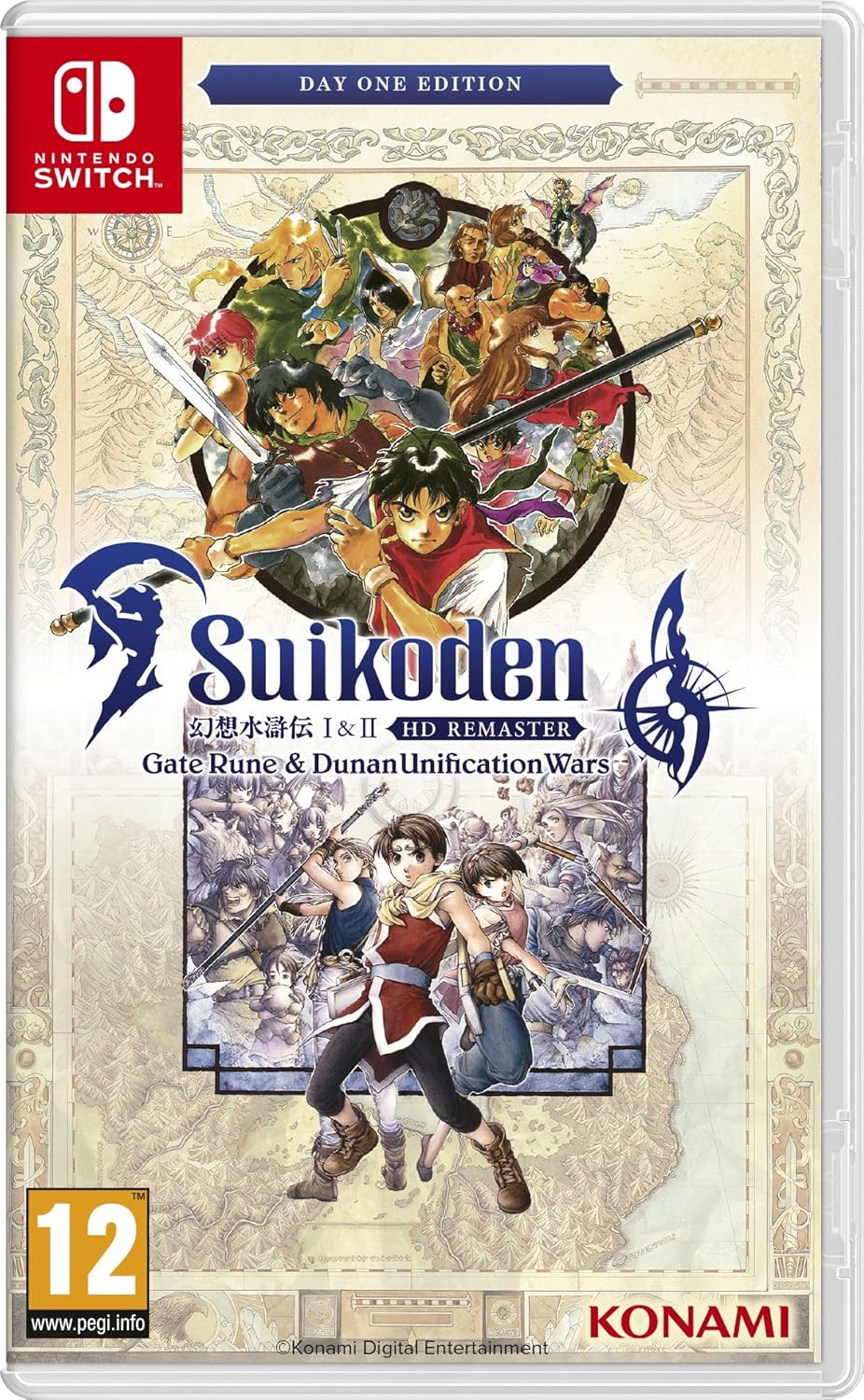 Suikoden I & II HD Remaster: Gate Rune & Dunan Unification Wars - Day One Edition - Nintendo Switch