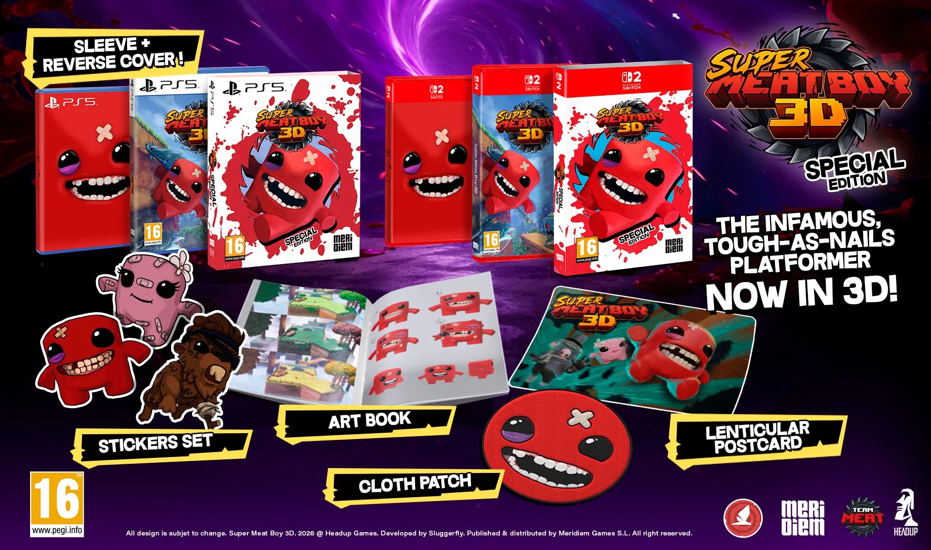 Super Meat Boy 3D: Special Edition - Nintendo Switch 2