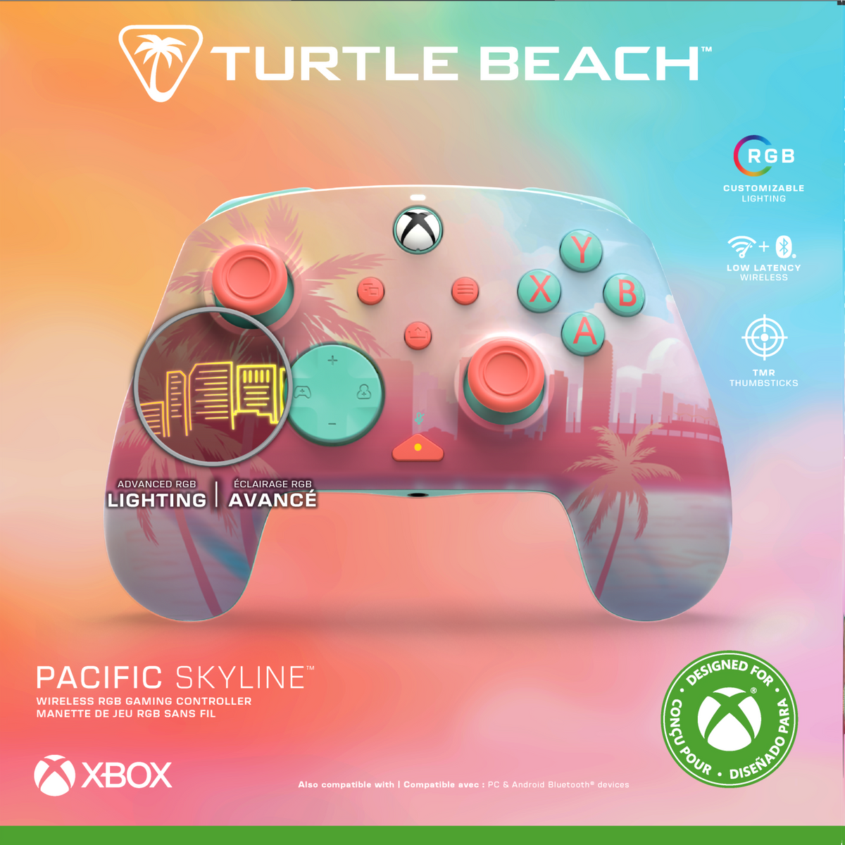 Turtle Beach Rematch Wireless Controller - Pacific Skyline (XBOX and PC)