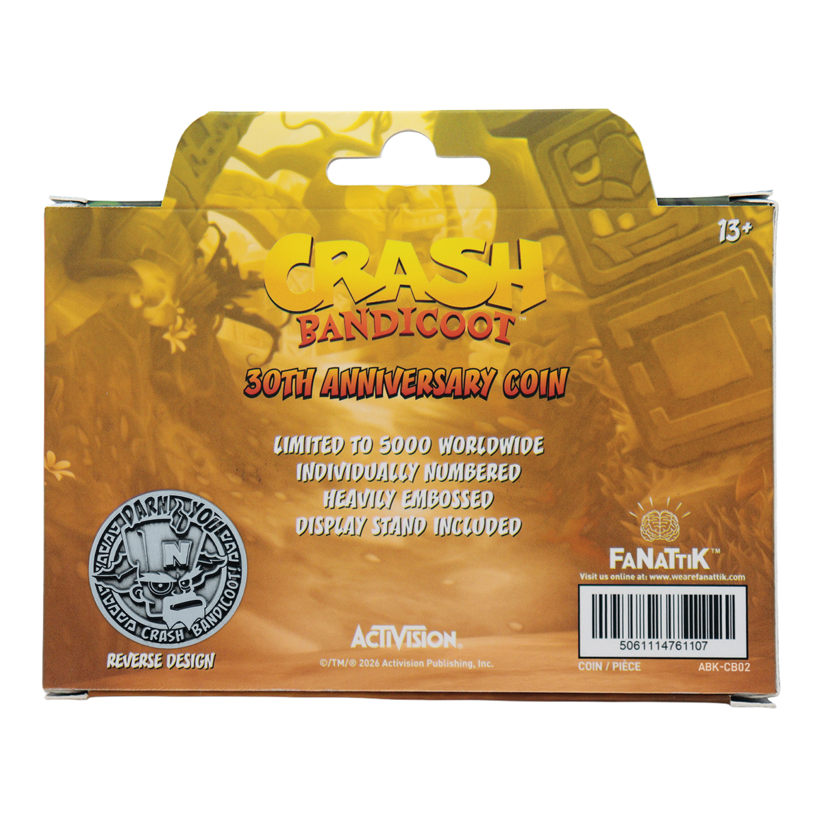 Crash Bandicoot - Limited Edition Presentation Coin