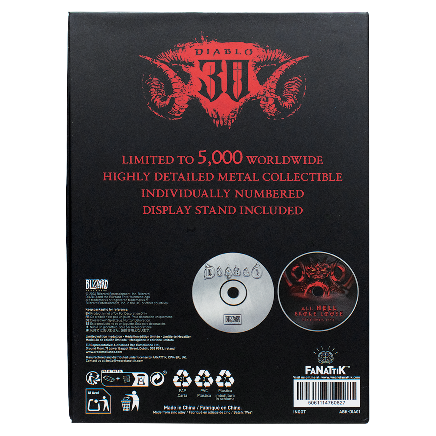 Diablo - 30th Anniversary Limited Edition CD-ROM Replica