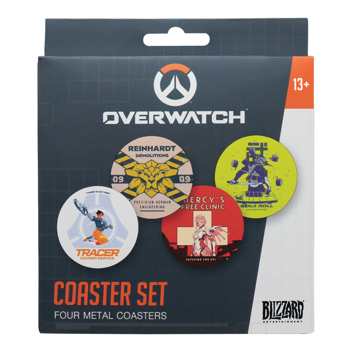 Overwatch - Set of Four Printed Metal Coasters