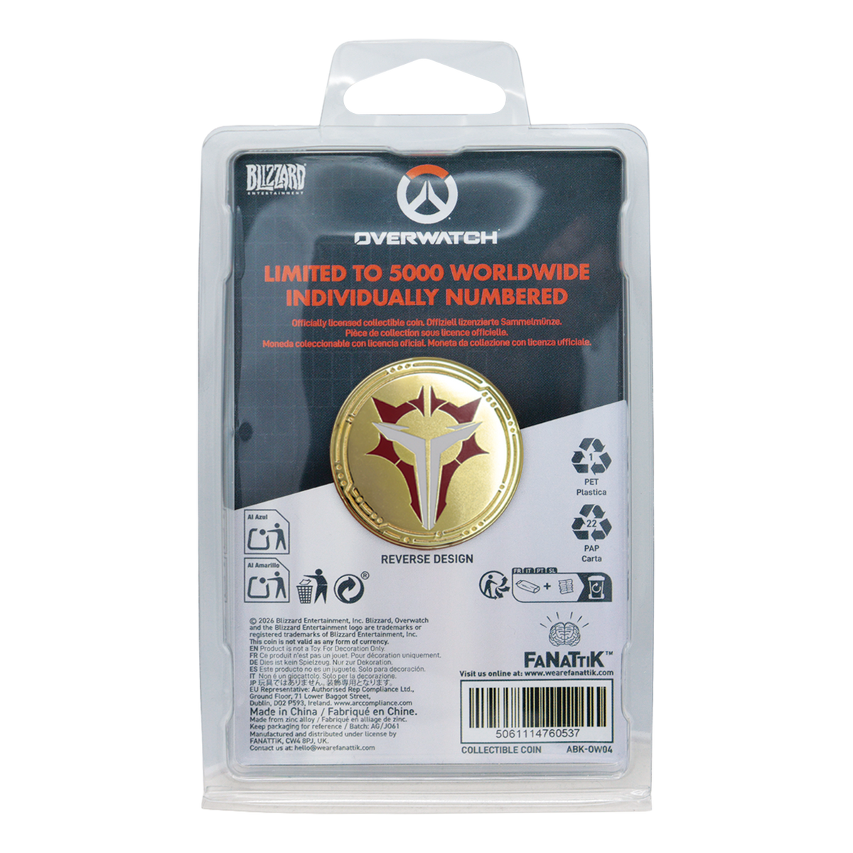 Overwatch - Limited Edition Factions Coin