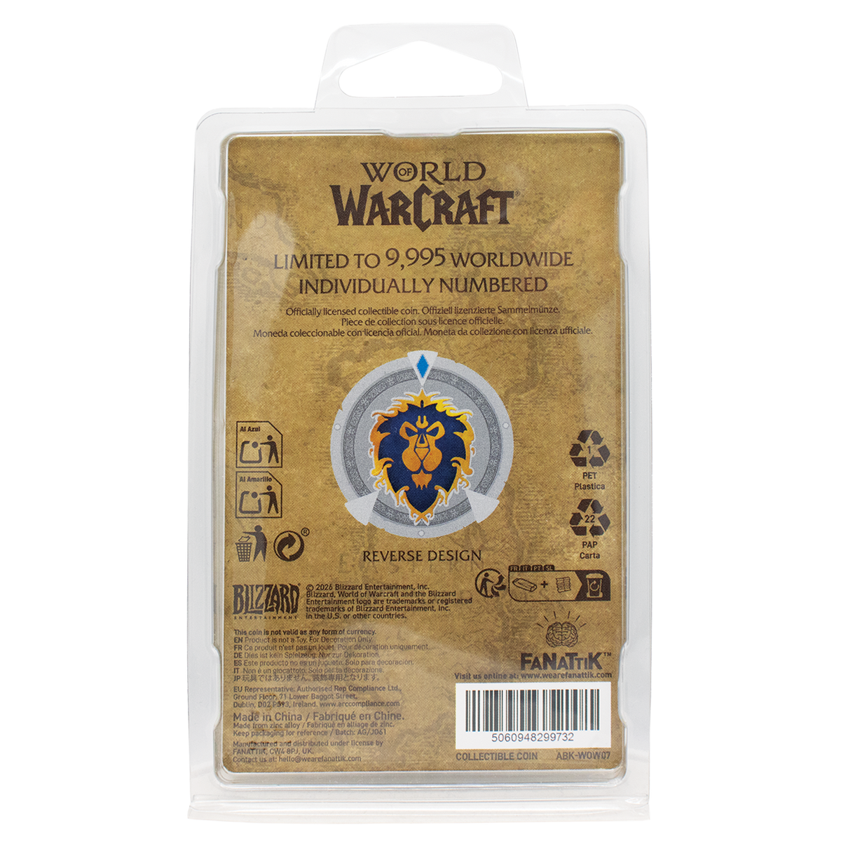 World of Warcraft - Limited Edition Faction Coin