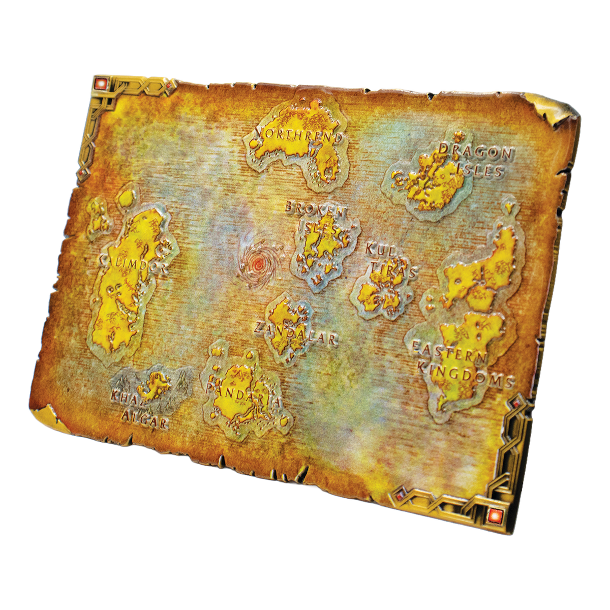 World of Warcraft - Limited Edition Metal Map of Azeroth