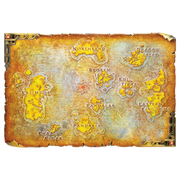 World of Warcraft - Limited Edition Metal Map of Azeroth