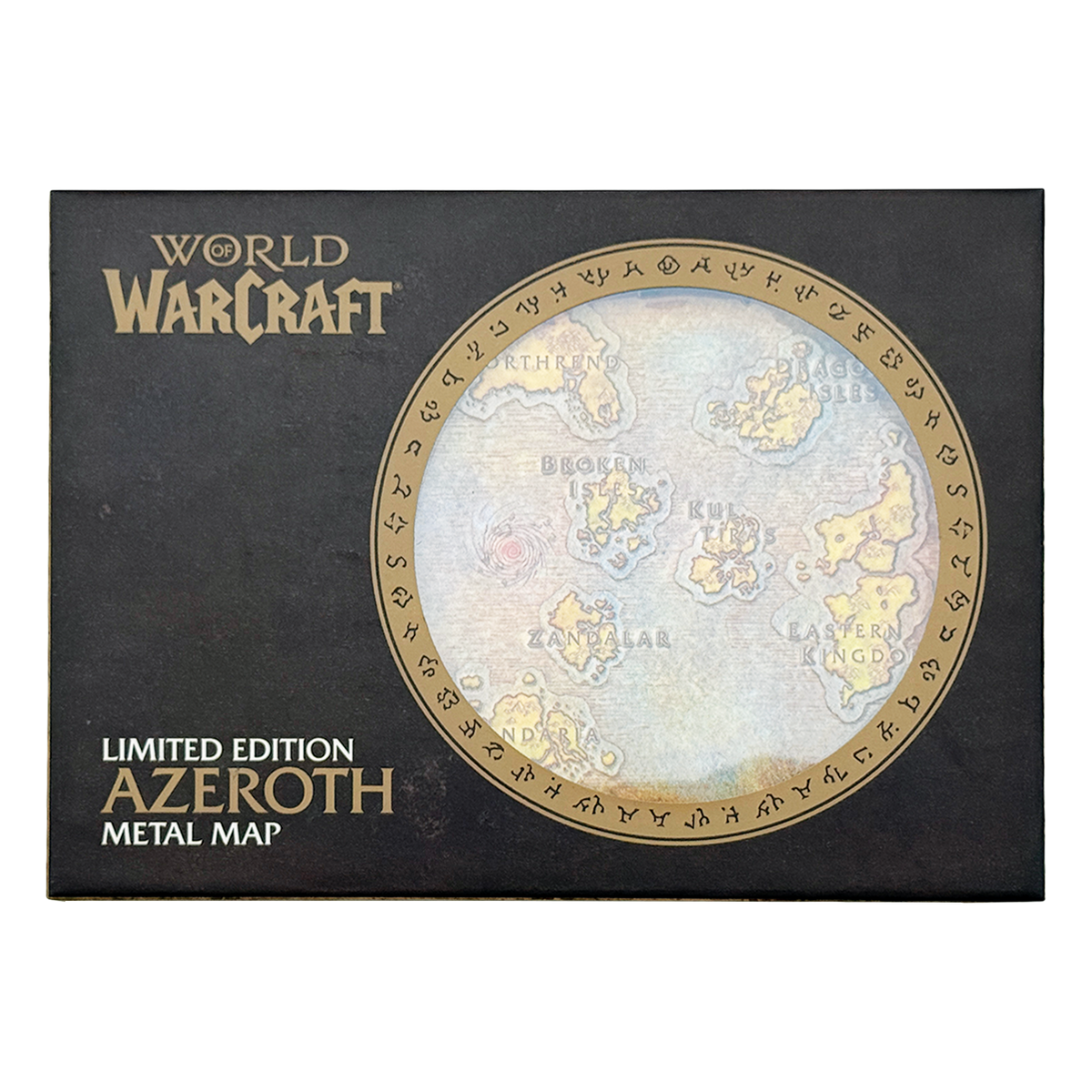World of Warcraft - Limited Edition Metal Map of Azeroth