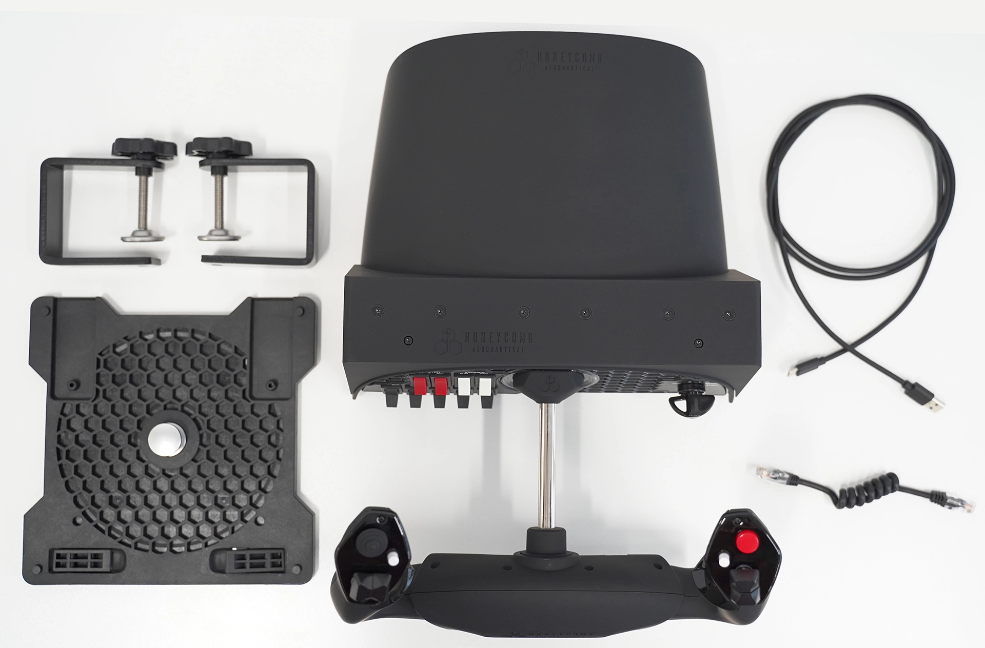Honeycomb Alpha Yoke & Switch Panel