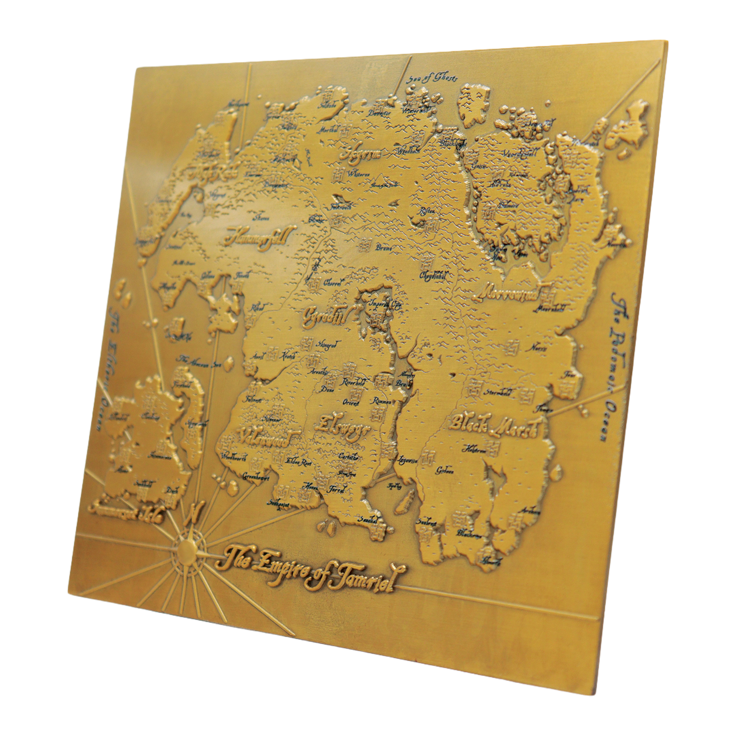 The Elder Scrolls - Limited Edition Metal Map of Tamriel