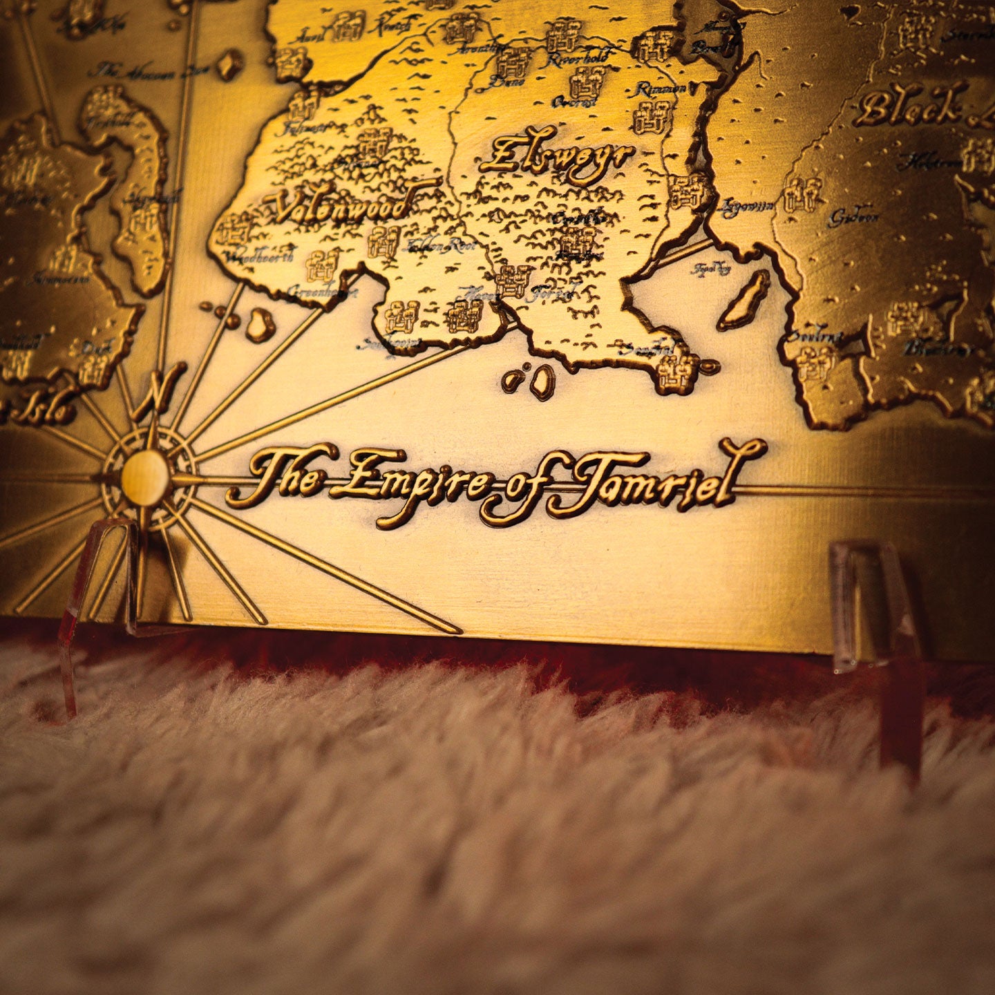 The Elder Scrolls - Limited Edition Metal Map of Tamriel
