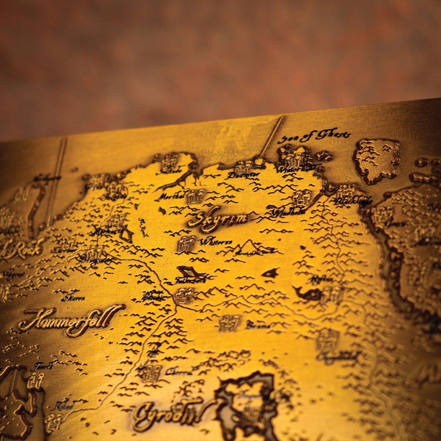 The Elder Scrolls - Limited Edition Metal Map of Tamriel