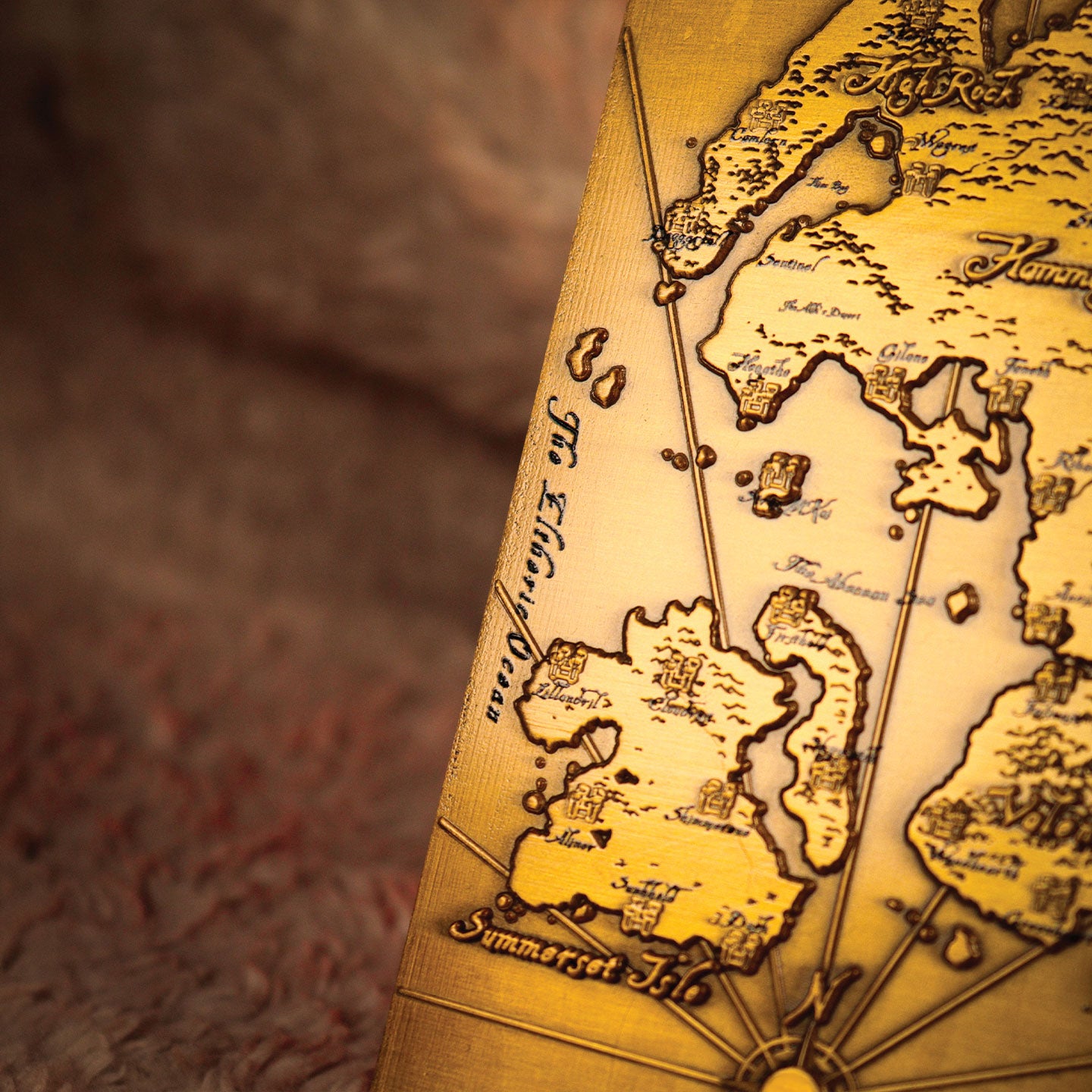 The Elder Scrolls - Limited Edition Metal Map of Tamriel