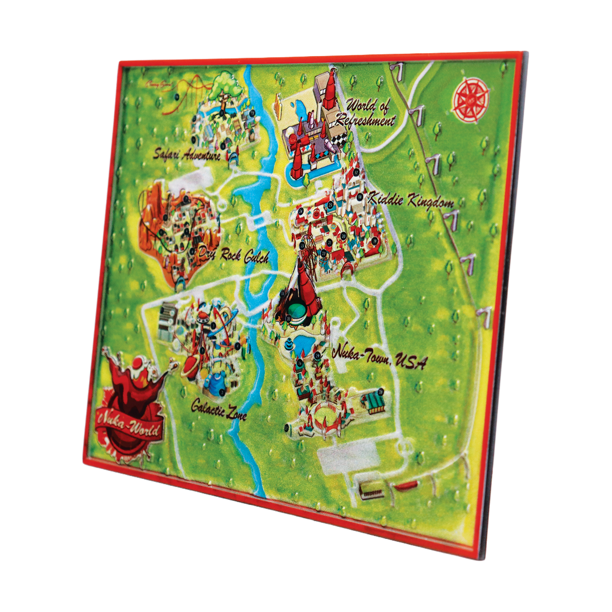 Fallout - Limited Edition Nuka-World Metal Map