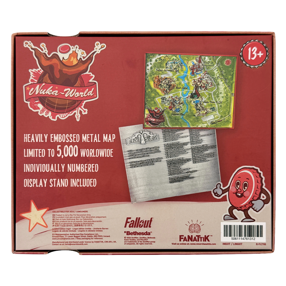 Fallout - Limited Edition Nuka-World Metal Map