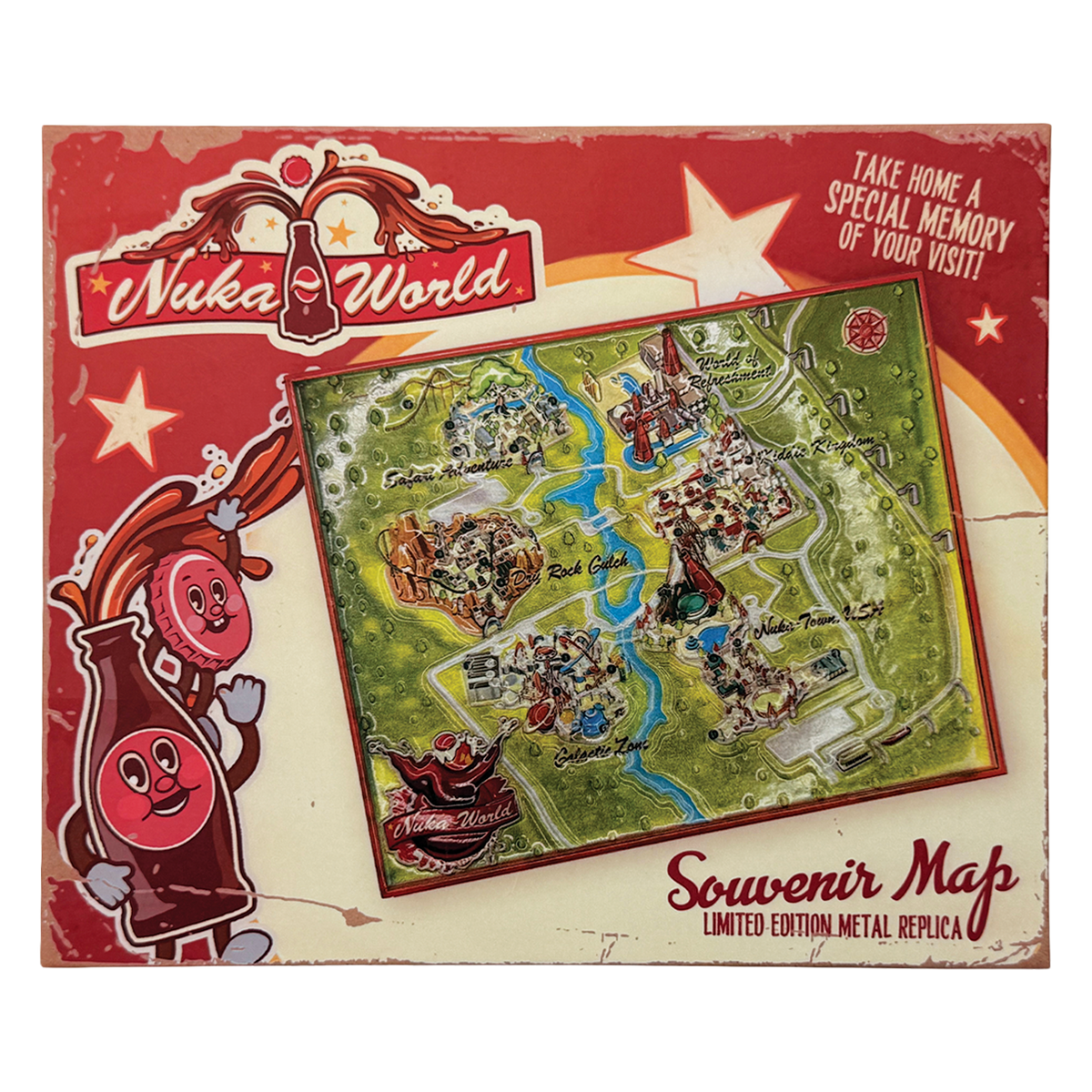 Fallout - Limited Edition Nuka-World Metal Map