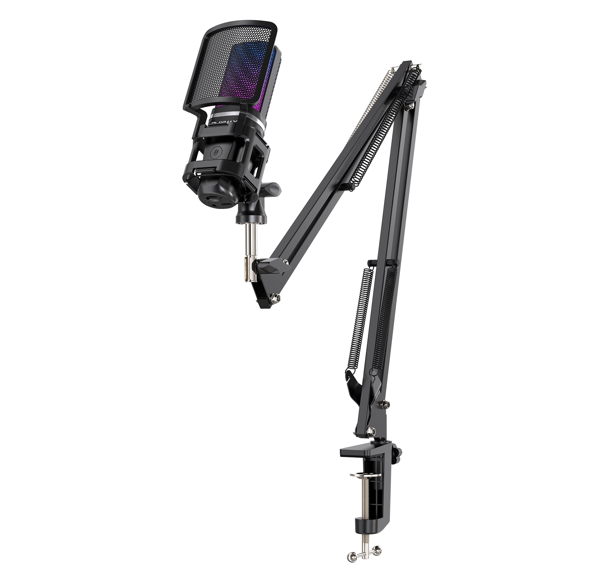 Playmax PRO RGB Microphone Kit Black