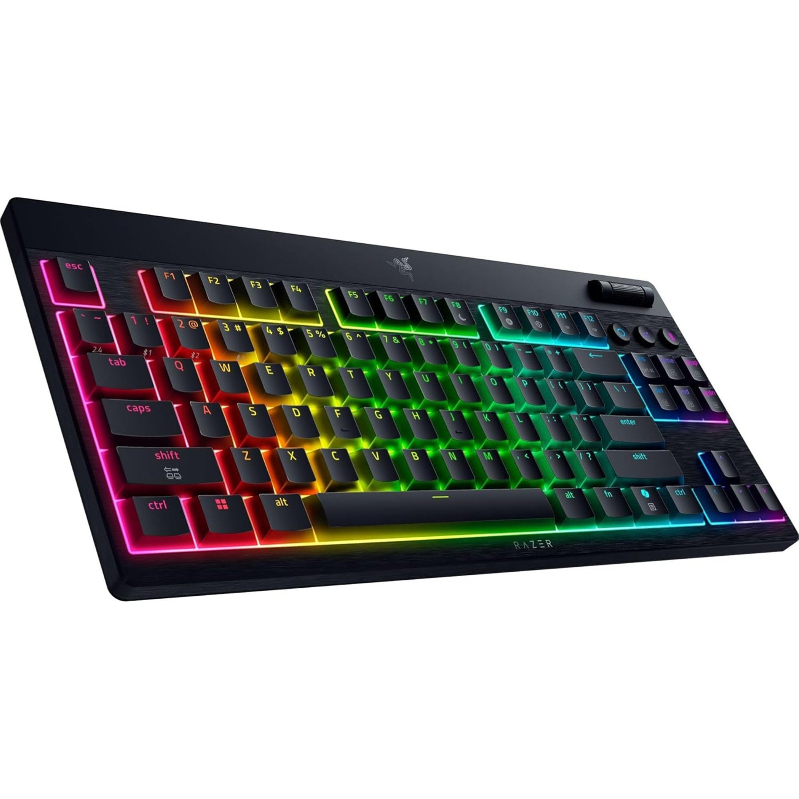 Razer Blackwidow V4 Low-Profile Tenkeyless Hyperspeed - Wireless Low-Profile Mechanical Gaming Keyboard
