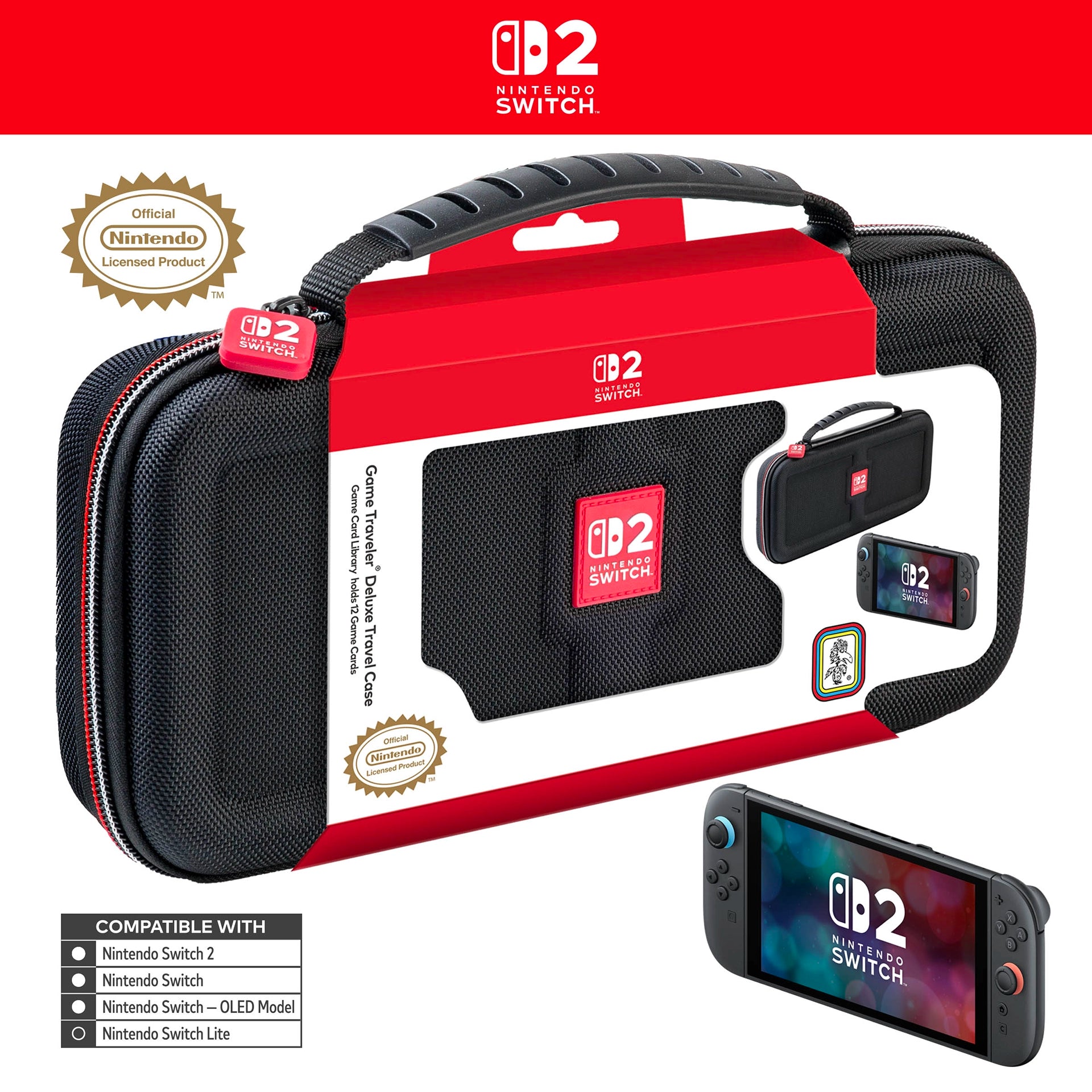 Nintendo Switch 2 Game Traveler Deluxe Travel Case
