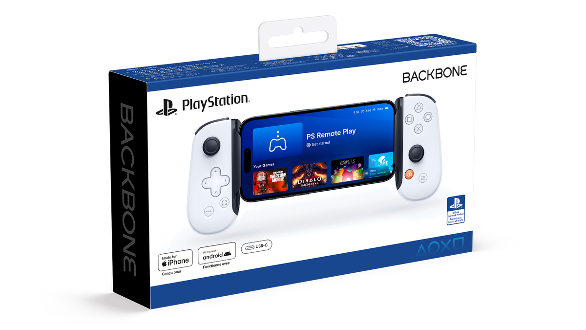 BACKBONE One Gaming Controller for iPhone and Android - PlayStation Edition (2nd Generation)