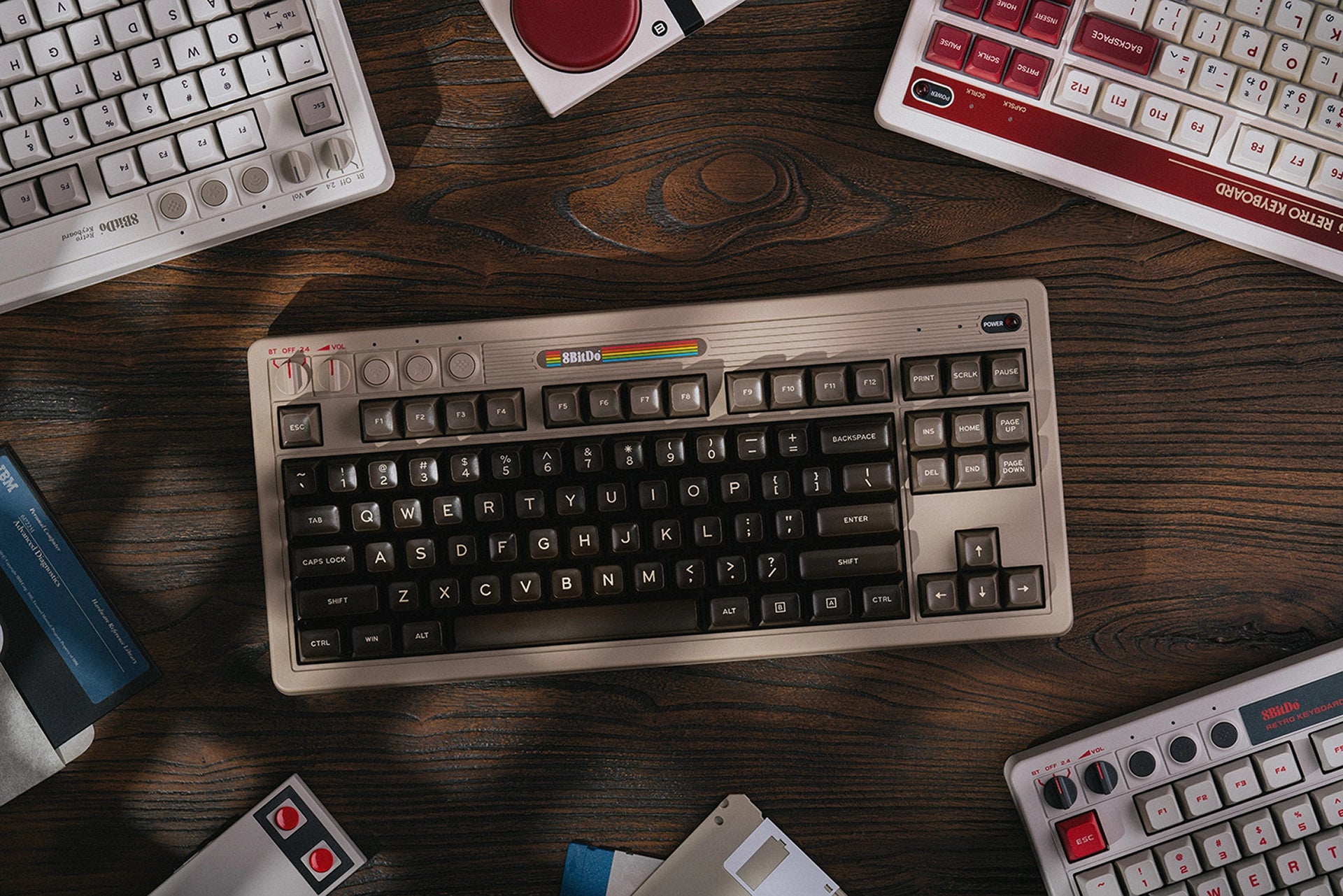 8BitDo Retro Mechanical Keyboard - C-64 Edition