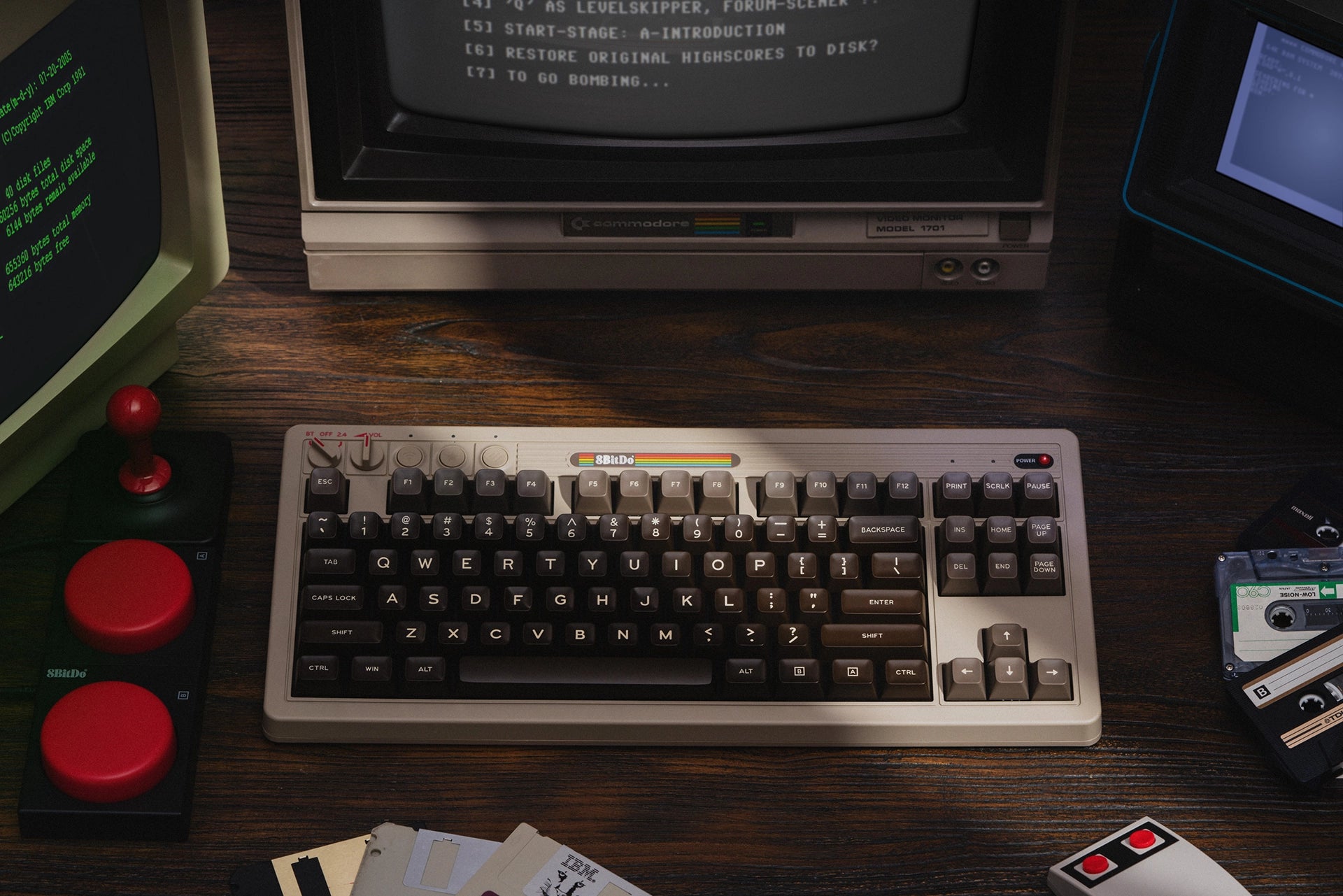 8BitDo Retro Mechanical Keyboard - C-64 Edition