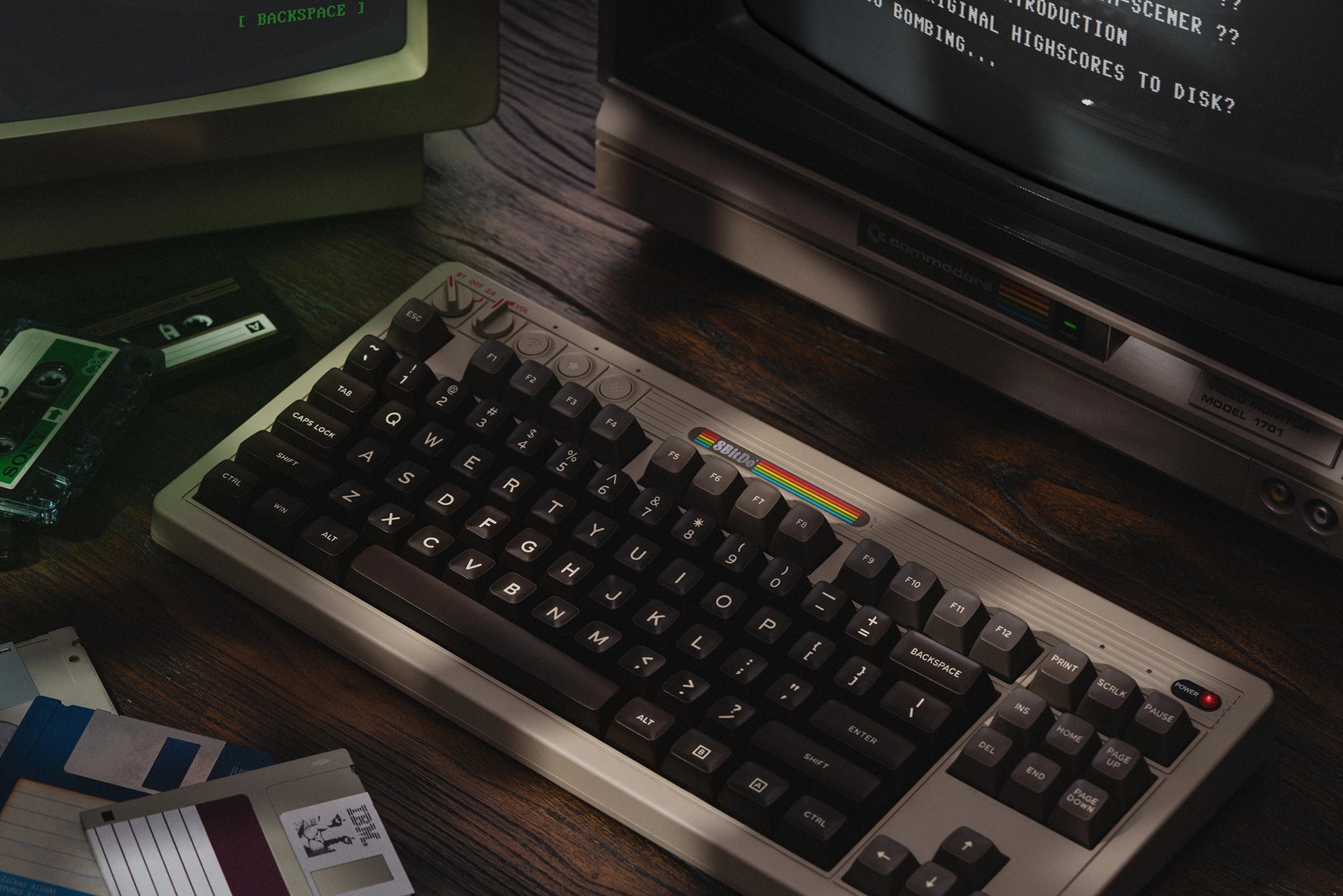8BitDo Retro Mechanical Keyboard - C-64 Edition