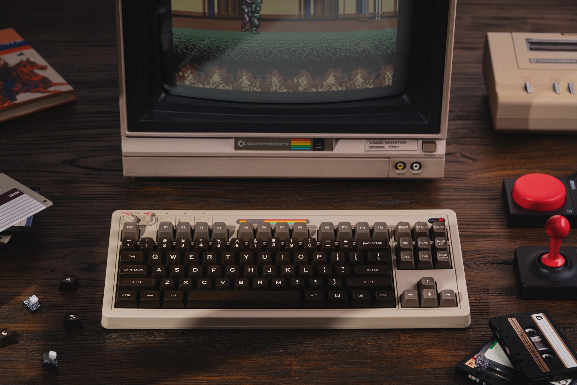 8BitDo Retro Mechanical Keyboard - C-64 Edition