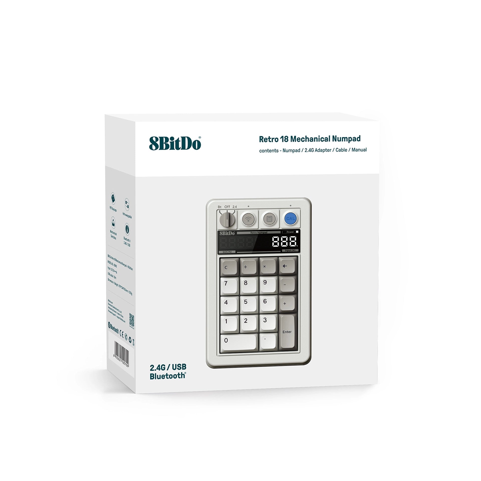 8BitDo Retro 18 Mechanical Numpad - M Edition