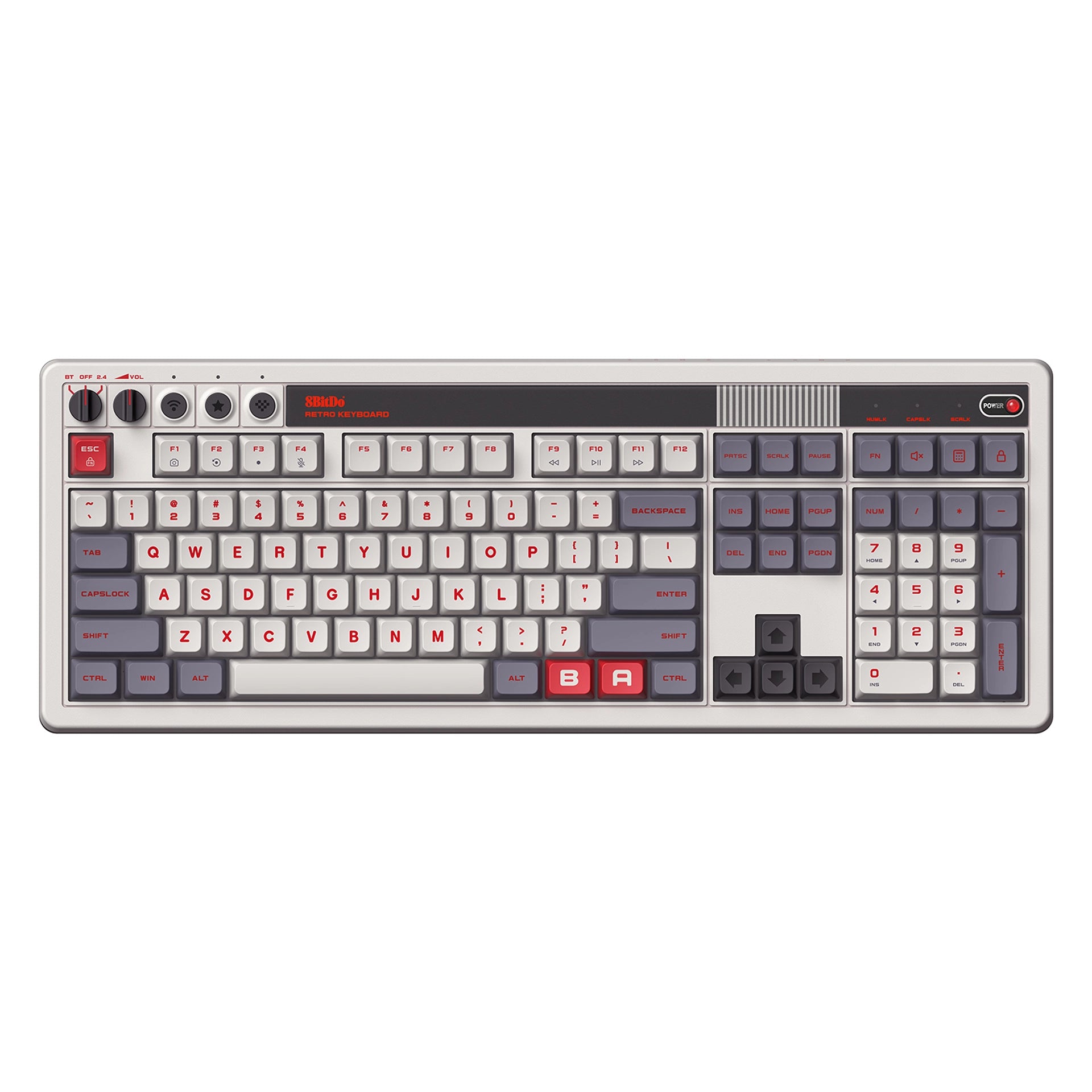 8BitDo Retro 108 Mechanical Keyboard - N Edition