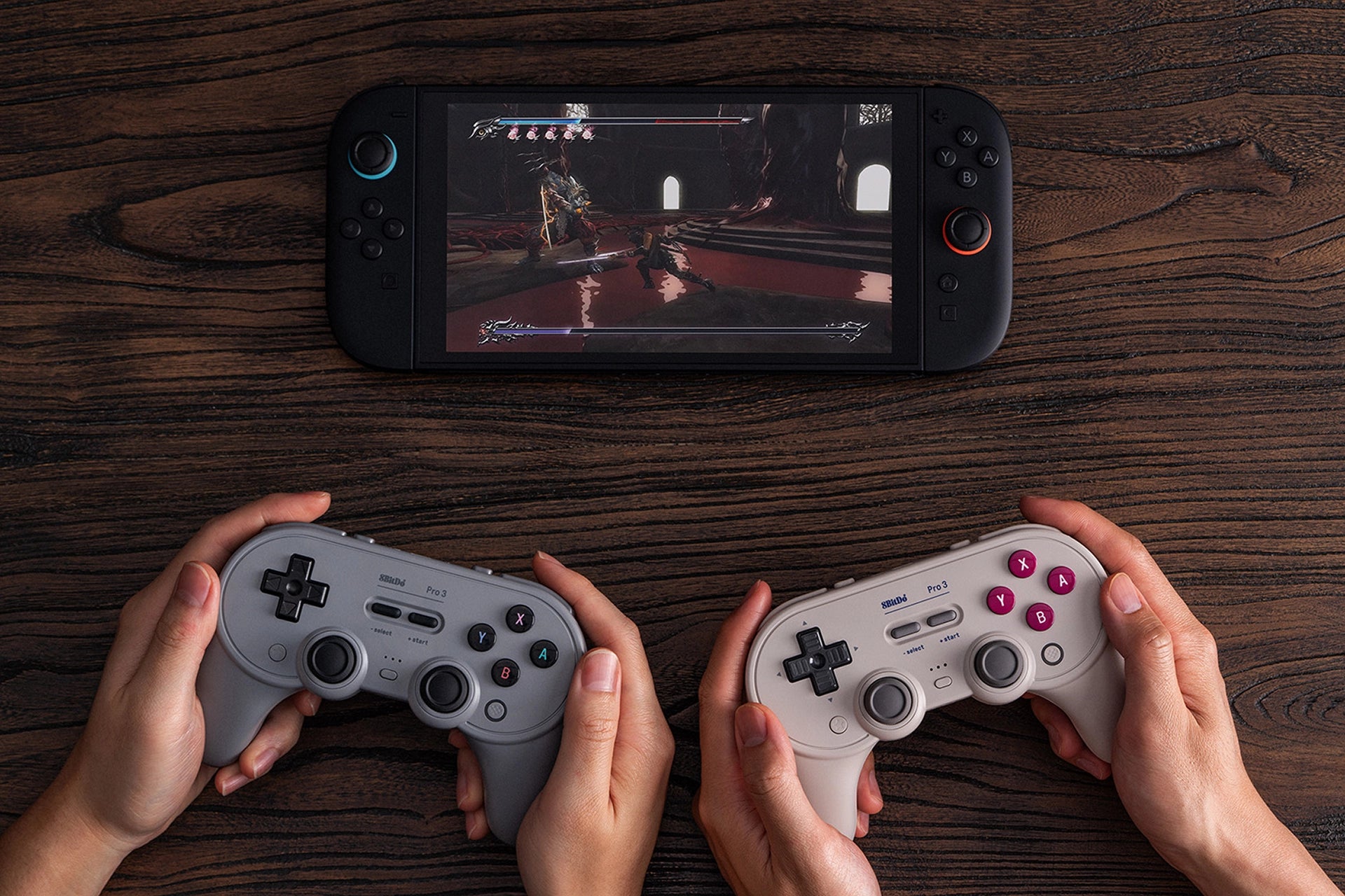 8BitDo Pro 3 Bluetooth Gamepad – Grey Edition